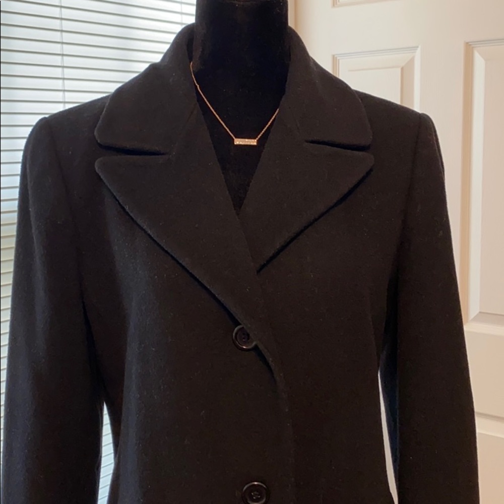 Worthington long black coat